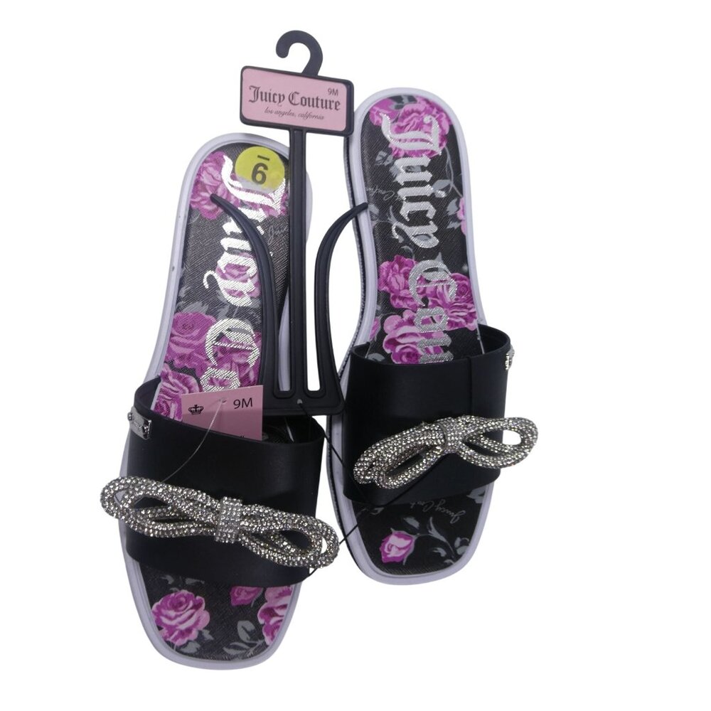 Juicy Couture Women's Yris‎ Black Multi Sandals Size 9M